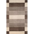 thumbnail image 1 of Pasargad Home Gramercy 5' x 8' Hand-Loomed Silk and Wool Brown Rug, For Indoor Space and all Age of Group, 1 of 5