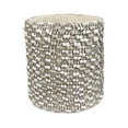 thumbnail image 1 of Pasargad Home Grandcanyon 16" Hand-Woven Cotton Basket in Beige/White, 1 of 5
