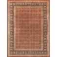 thumbnail image 1 of Pasargad Home HERATI RUST 8X8 Baku Collection Hand-Knotted Lamb's Wool Area Rug- 8 ft. 0 in.  X 8 ft. 0 in., 1 of 1