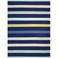 thumbnail image 1 of Pasargad Home Hampton Collection Indoor/Outdoor Area Rug- 8' 9" X 11' 9",Blue, 1 of 9