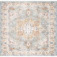 thumbnail image 1 of Pasargad Home Heritage 6' x 6' Square Power-Loomed Light Blue/Ivory Rug, For Indoor Space and all Age of Group, 1 of 7