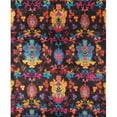 thumbnail image 1 of Pasargad Home Ikat 79" x 95" Sari Silk Fabric Area Rug in Multi-Color, 1 of 3