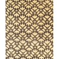 thumbnail image 1 of Pasargad Home Ikat 95" x 120" Hand-Knotted Wool Area Rug in Beige/Charcoal, 1 of 1