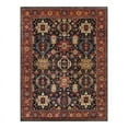 thumbnail image 1 of Pasargad Home Karabakh 93" x 123" Hand-Knotted Wool Area Rug in Rust Red/Navy, 1 of 6