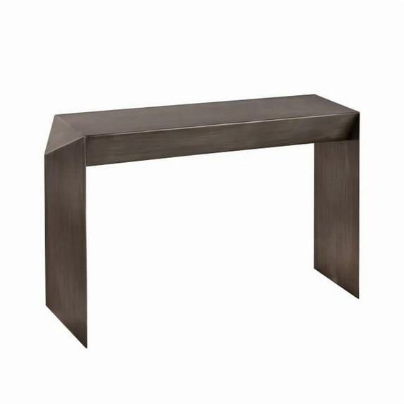 Pasargad Home Katya Zink Antique Finish Iron Console Table Grey