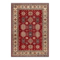 thumbnail image 1 of Pasargad Home Kazak 117" x 159" Hand-Knotted Lamb's Wool Area Rug in Rust Red, 1 of 4