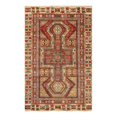 thumbnail image 1 of Pasargad Home Kazak 62" x 96" Hand-Knotted Wool Area Rug in Rust Red/Ivory, 1 of 6