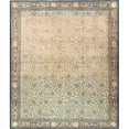 thumbnail image 1 of Pasargad Home Kensu 176" x 209" Hand-Knotted Lamb's Wool Area Rug in Ivory/Camel, 1 of 5