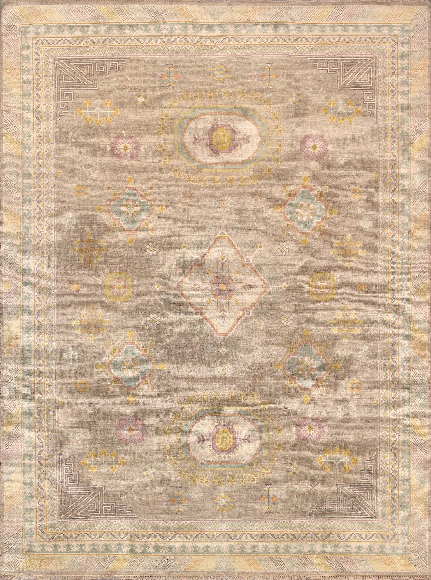 Azerbaijan Hand-Knotted Camel Wool Area Rug, 12' x 18'