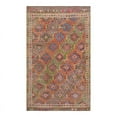 thumbnail image 1 of Pasargad Home Kilim 75" x 135" Hand-Woven Lamb's Wool Area Rug in Multi-Color, 1 of 3