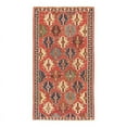 thumbnail image 1 of Pasargad Home Kilim 75" x 135" Hand-Woven Lamb's Wool Area Rug in Rust Red/Ivory, 1 of 1