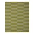 thumbnail image 1 of Pasargad Home Kilim 94" x 116" Hand-Woven Lamb's Wool Area Rug in Green/Beige, 1 of 1