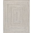 thumbnail image 1 of Pasargad Home Lagos 10' X 14' Hand Braided Grey/MultiColor Rug - All Ages, Indoors & Outdoors, 1 of 5