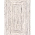 thumbnail image 1 of Pasargad Home Lagos 5' X 8' Hand Braided Ivory Rug - All Ages, Indoors & Outdoors, 1 of 5