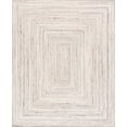 thumbnail image 1 of Pasargad Home Lagos 9' X 12' Hand Braided Ivory Rug - All Ages, Indoors & Outdoors, 1 of 7