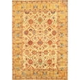 thumbnail image 1 of Pasargad Home Mahal Hand-Knotted Wool Area Rug 4' 0" X 5'11" Ivory, 1 of 1