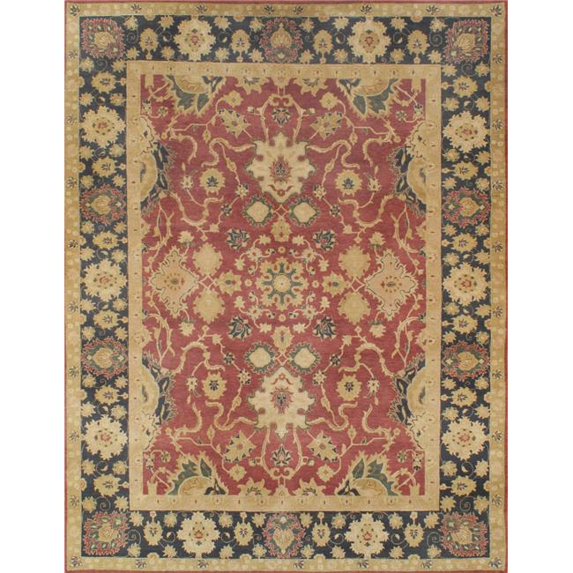 Pasargad Home Melody Collection Hand-Knotted Wool Area Rug 10' 0" X 13'10"