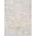 thumbnail image 1 of Pasargad Home Modern 10' x 14' Hand-Knotted Silk and Wool Silver/Multi Rug - All Ages, Indoors, 1 of 7