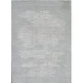 thumbnail image 1 of Pasargad Home Modern 24" x 36" Silk & Wool Area Rug in Light Green/Silver, 1 of 1