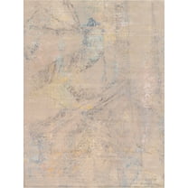 Pasargad Home Modern Collection Hand-knotted Silk & Wool Area Rug- 9' 3'' X 12' 1''