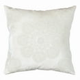 thumbnail image 1 of Pasargad Home Naples Embroidered Pillow, Ivory/Silver (All Ages, 1 Pack), 1 of 3