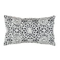 thumbnail image 1 of Pasargad Home Naples Embroidered Pillow, Navy/Taupe (All Ages, 1 Pack), 1 of 3