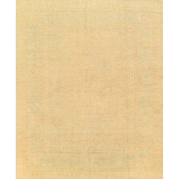 Pasargad Home Oushak Collection Hand-Knotted Lamb's Wool Area Rug- 12' 2" X 14' 8"
