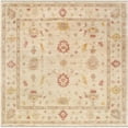 thumbnail image 1 of Pasargad Home Oushak 166" x 167" Hand-Knotted Lamb's Wool Area Rug in Ivory, 1 of 3