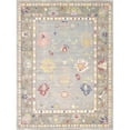 thumbnail image 1 of Pasargad Home Oushak Collection Hand-Knotted Wool Area Rug- 8'11" X 12' 0" , Blue/Grey, 1 of 1