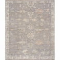 thumbnail image 1 of Pasargad Home Oushak Collection Hand-Knotted Wool Grey/Light Grey Area Rug- 8' x 10', For Indoor Space and all Age of Group, 1 of 6