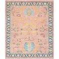 thumbnail image 1 of Pasargad Home Oushak Collection Hand-Knotted Wool Salmon Area Rug- 8' 1'' X 9' 9'', 1 of 5