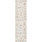 Pasargad Home PFH-03 2.06X10 2 ft. 6 in. x 10 ft. Heritage Design Power Loom Runner Rug, Ivory