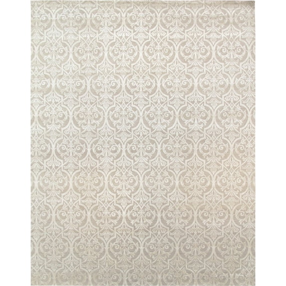 Pasargad Home PG-06-1 9X12 Pasargad Home Modern Collection Hand-Knotted Silk & Wool Area Rug- 9' 2' X 11' 11'