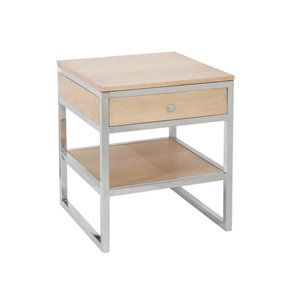 Pasargad Home PGI-2244 Pasargad Home Haven Modern Side Table with Drawer