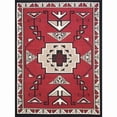 thumbnail image 1 of Pasargad Home PNT-362 8x10 Tuscany Reversible Wool Red/Black Area Rug, 1 of 1