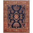 thumbnail image 1 of Pasargad Home PS-2 NAVY 9X12 Azerbaijan Collection Hand-Knotted Lamb's Wool Area Rug- 9 ft. 1 in.  X 11 ft.10 in.   Navy, 1 of 2