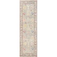 thumbnail image 1 of Pasargad Home PSF-07 rnr 3x8 Pasargad Home Oushak Collection Hand-Knotted Wool Grey Area Rug- 2' 6' X 8' 1', 1 of 5