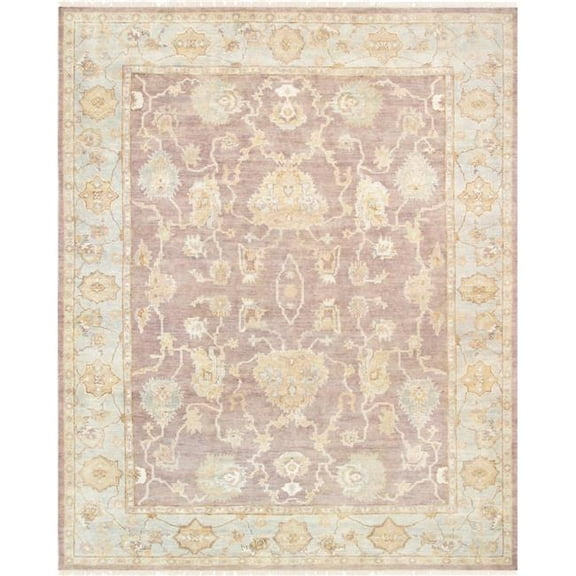 Pasargad Home Pasargad Home Oushak Collection Hand-Knotted Lamb's Wool Area Rug- 9' 3' X 11' 10'