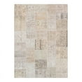 thumbnail image 1 of Pasargad Home Patchwork 67" x 94" Hand-Knotted Lamb's Wool Area Rug in Beige, 1 of 3