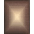 thumbnail image 1 of Pasargad Home Rodeo Collection Hand-Tufted Brown/Ivory Bsilk & Wool Area Rug- 8' 9" X 11' 9", 1 of 6