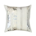 thumbnail image 1 of Pasargad Home Safari Striped Silver Cowhide 17 Inch Decorative Throw Pillow, 1 of 5