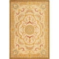 thumbnail image 1 of Pasargad Home Savonnerie 121" x 165" Hand-Knotted Lamb's Wool Area Rug in Yellow, 1 of 2