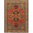 thumbnail image 1 of Pasargad Home Serapi 10' X 14' Hand-Knotted Wool Rust/Ivory Rug - All Ages, Indoors, 1 of 4