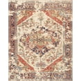 thumbnail image 1 of Pasargad Home Serapi 10' x 14' Hand-Knotted Wool Ivory/Navy Square Rug - All Ages, Indoors, 1 of 5