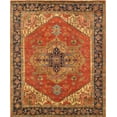 thumbnail image 1 of Pasargad Home Serapi 12' x 15' Hand-Knotted Wool Rust/Navy Rug - All Ages, Indoors, 1 of 4