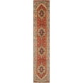 thumbnail image 1 of Pasargad Home Serapi 2'07" x 12' Hand-Knotted Wool Rust/Ivory Rug - All Ages, Indoors, 1 of 4
