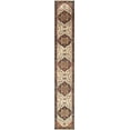 thumbnail image 1 of Pasargad Home Serapi 3' x 24' Hand-Knotted Wool Ivory/Navy Runner Rug - All Ages, Indoors, 1 of 5