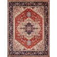 thumbnail image 1 of Pasargad Home Serapi 6' x 6' Hand-Knotted Wool Rust/Navy Rug - All Ages, Indoors, 1 of 3
