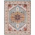 thumbnail image 1 of Pasargad Home Serapi 9' X 12' Hand-Knotted Wool Light Blue/Ivory Rug - All Ages, Indoors, 1 of 4