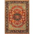 thumbnail image 1 of Pasargad Home Serapi Collection Hand-Knotted Wool Rust/Navy Area Rug- 3' x 5', For Indoor Space and all Age of Group, 1 of 2